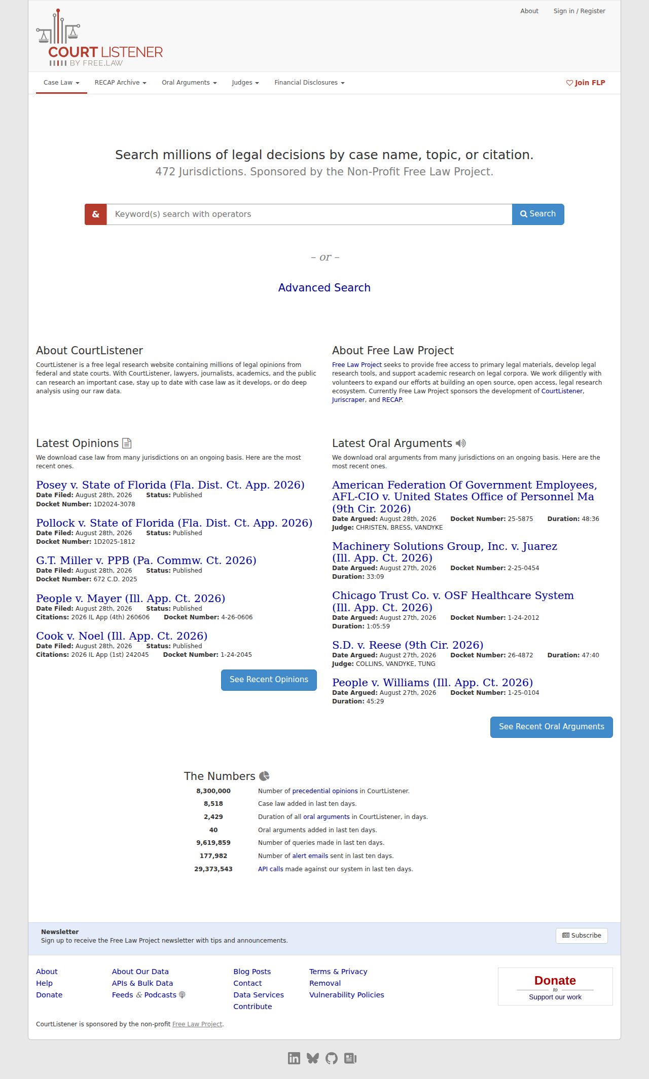 Millard court records separate court docket search source